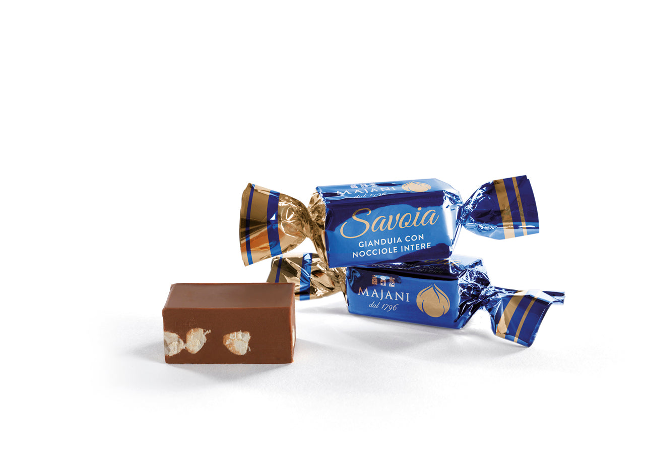 Majani Savoia Gianduia Con Nocciole Intere 750gr