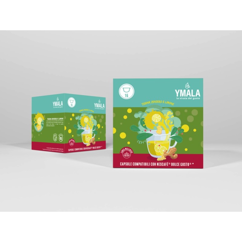 YMALA Compatibile Dolce Gusto Tisana Zenzero e Limone
