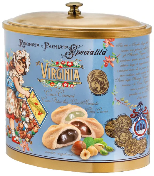 Amaretti Virginia Biscotti ripieni nocciola, cacao,pistacchio 200gr