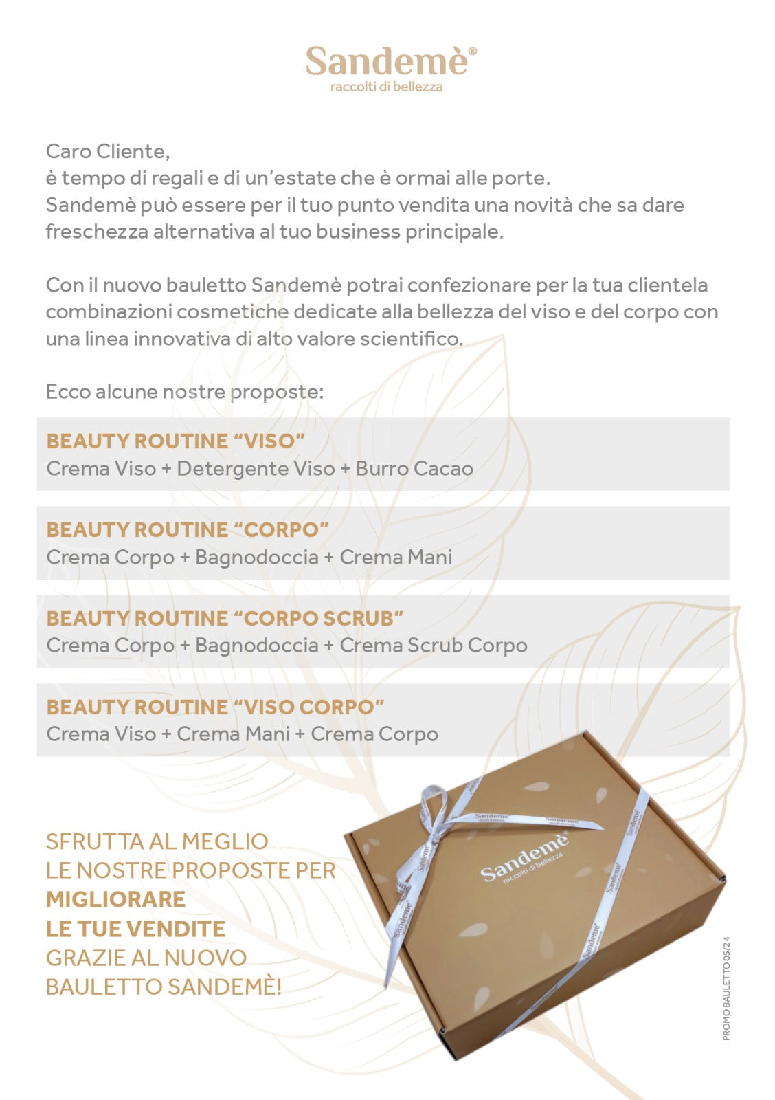 SANDEME' COFANETTO BEAUTY