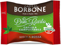 CAFFE' BORBONE DON CARLO CAPSULA COMPATIBILE A MODO MIO MISCELA ROSSO