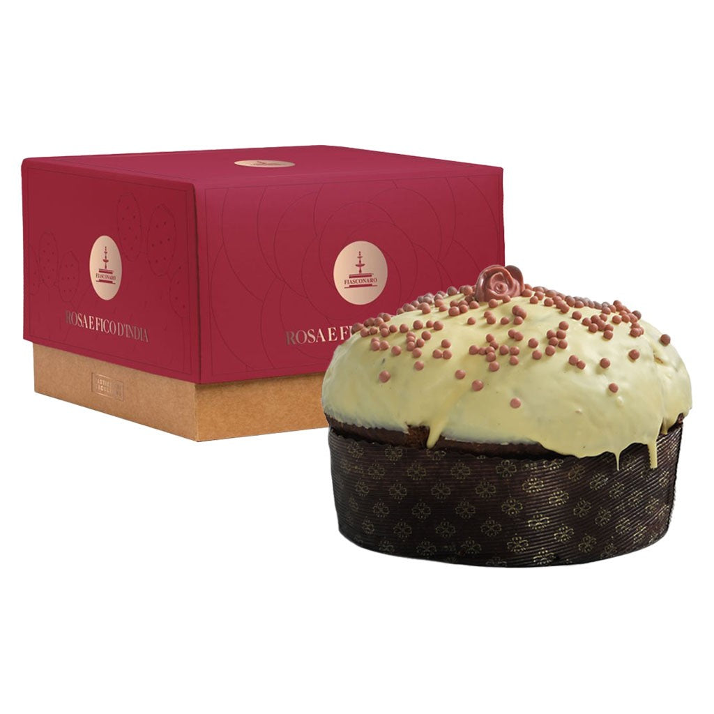 PANETTONE FIASCONARO ROSA E FICO D'INDIA 1KG