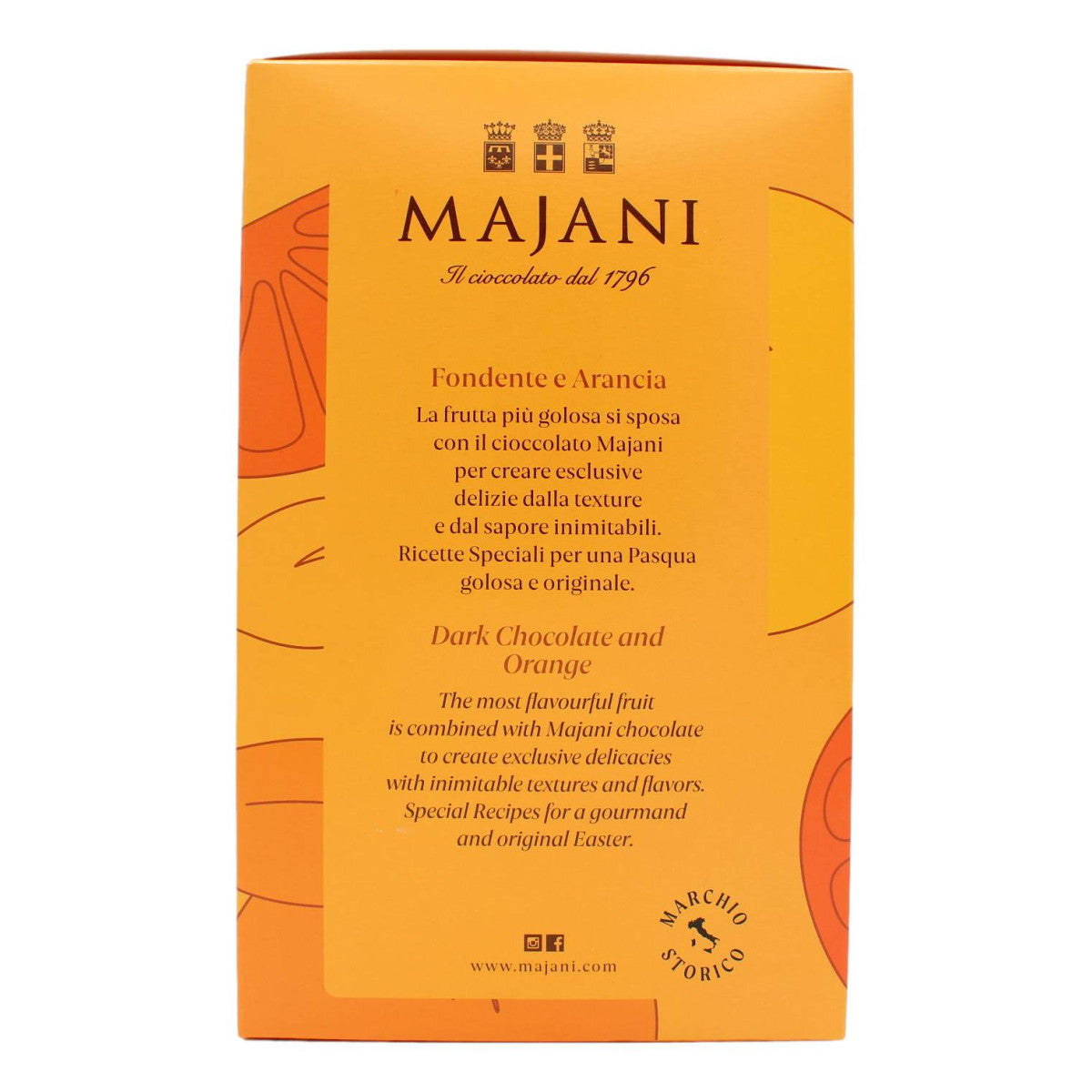 MAJANI UOVO FONDENTE ARANCIA 248 GR