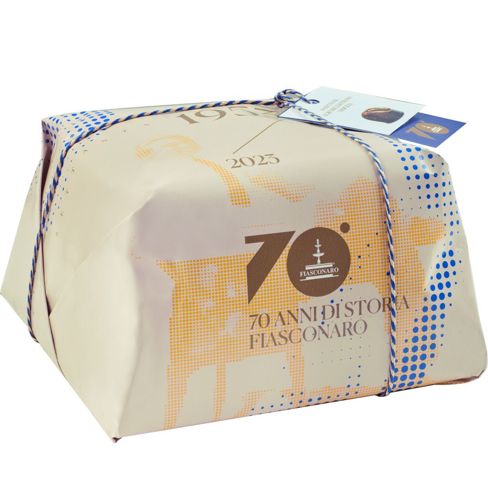 PANETTONE FIASCONARO AGRUMI E ZAFFERANO 70° ANNIVERSARIO 1KG