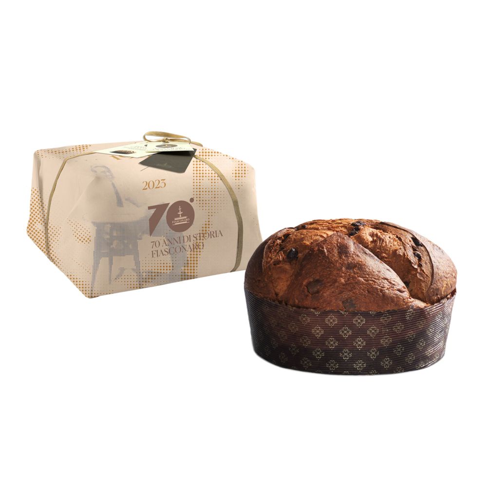 PANETTONE FIASCONARO AGRUMI E ZAFFERANO 70° ANNIVERSARIO 1KG