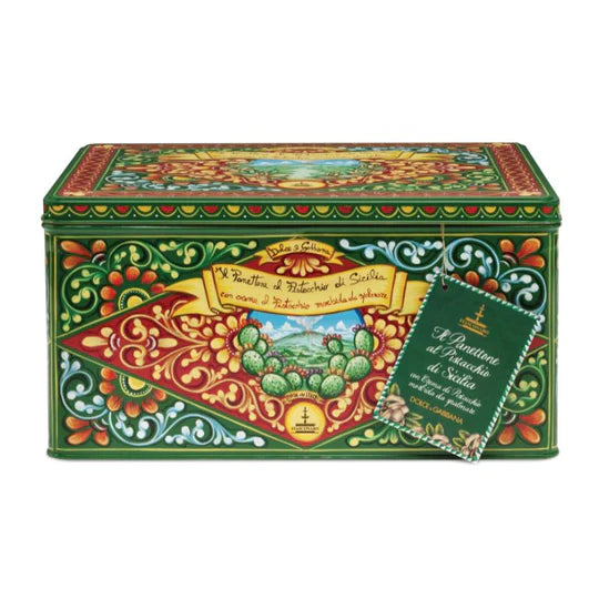 PANETTONE FIASCONARO DOLCE E GABBANA AI PISTACCHI DI SICILIA 600GR