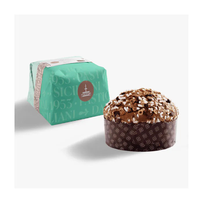 PANETTONE FIASCONARO ALBICOCCA E CIOCCOLATO DI MODICA IGP, 1 KG