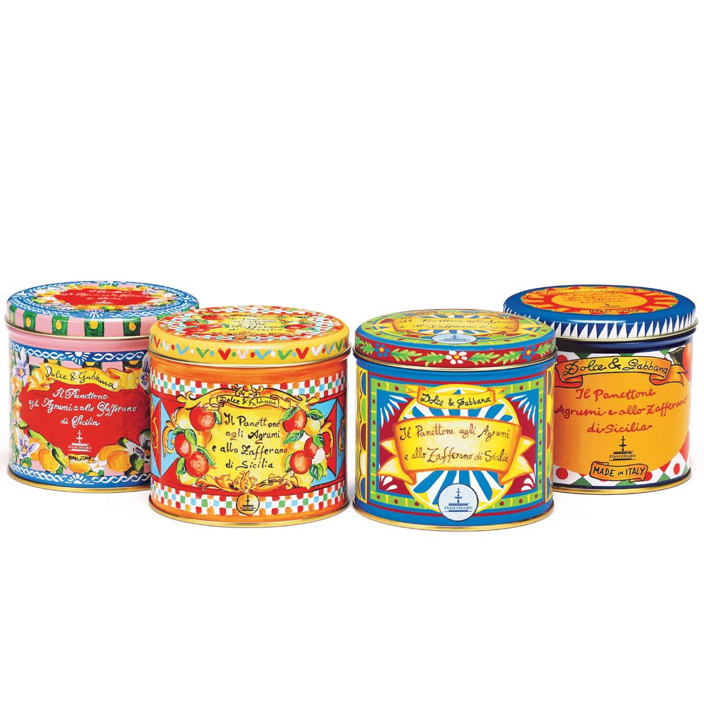 PANETTONE FIASCONARO AGRUMI E ZAFFERANO DI SICILIA DOLCE E GABBANA 100GR