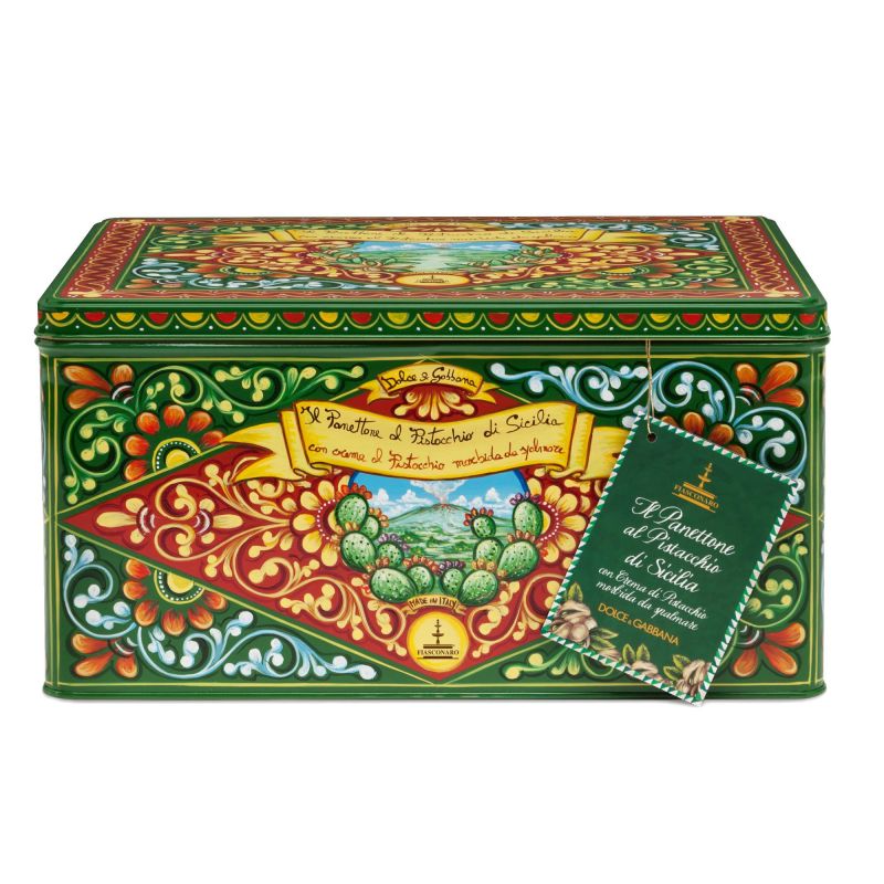 PANETTONE FIASCONARO DOLCE E GABBANA AI PISTACCHI DI SICILIA 1KG