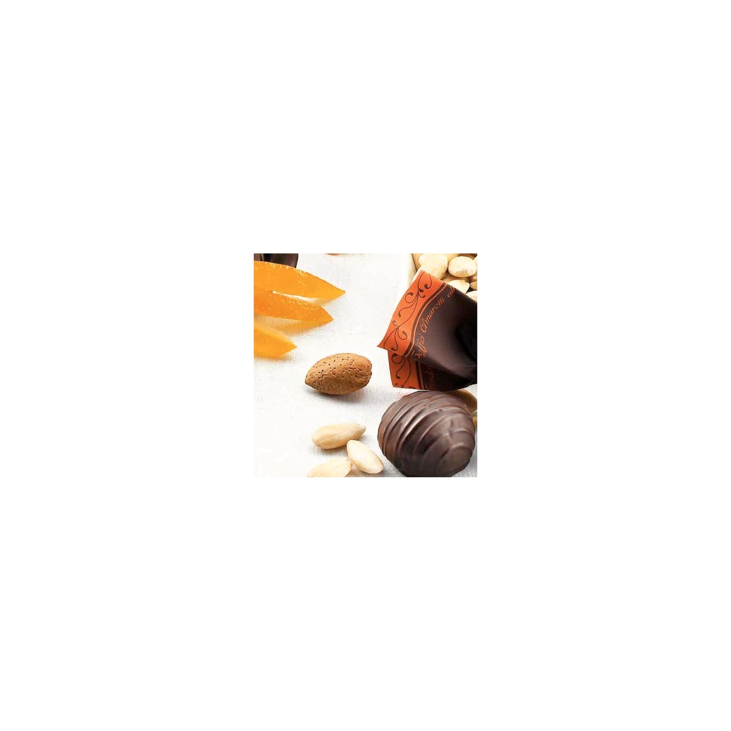 VIRGINIA AMARETTI ALL'ARANCIA RICOPERTI AL CIOCCOLATO BUSTA DA 900 GR