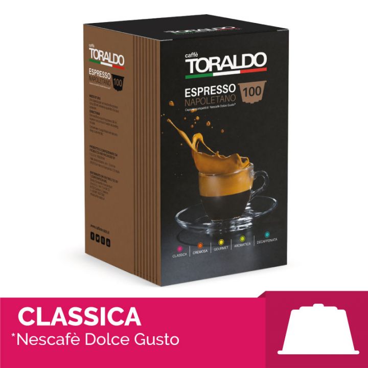 CAFFÈ TORALDO CAPSULA COMPATIBILE DOLCE GUSTO MISCELA CLASSICA
