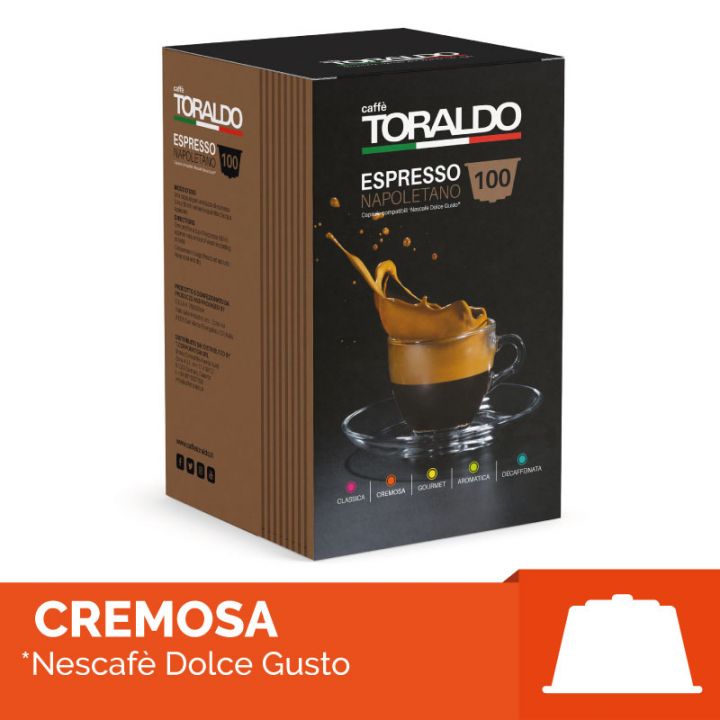 CAFFÈ TORALDO CAPSULA COMPATIBILE DOLCE GUSTO MISCELA CREMOSA