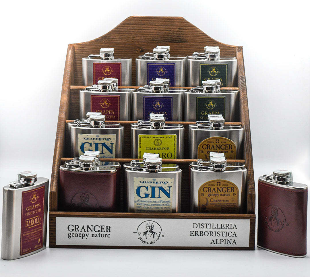 LA GRAPPA DEL NONNO FISCHETTE IN ACCIAIO