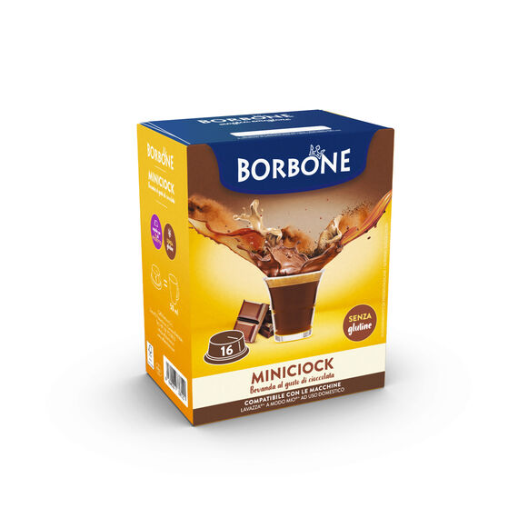 CAFFÈ BORBONE MINICIOCK AL GUSTO CIOCCOLATA COMPATIBILE A MODO MIO