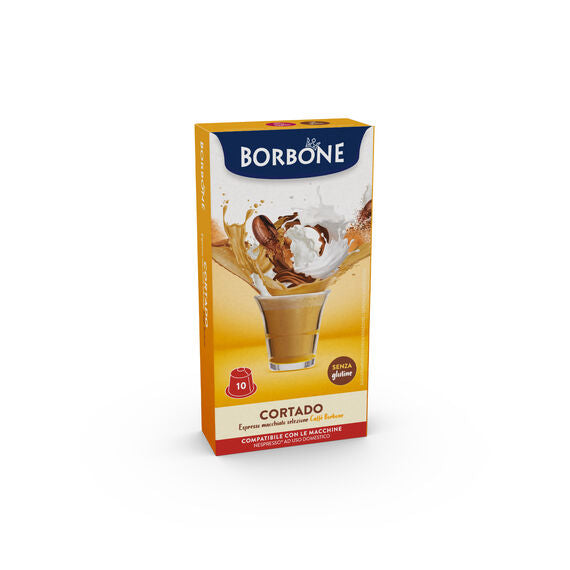 CAFFÈ BORBONE CORTADO AL GUSTO DI CAFFE' MACCHIATO CAPSULA COMPATIBILE NESPRESSO