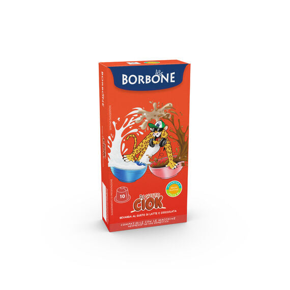 CAFFÈ BORBONE DJ GUSTO CIOK - LATTE E CIOCCOLATO CAPSULA COMPATIBILE NESPRESSO