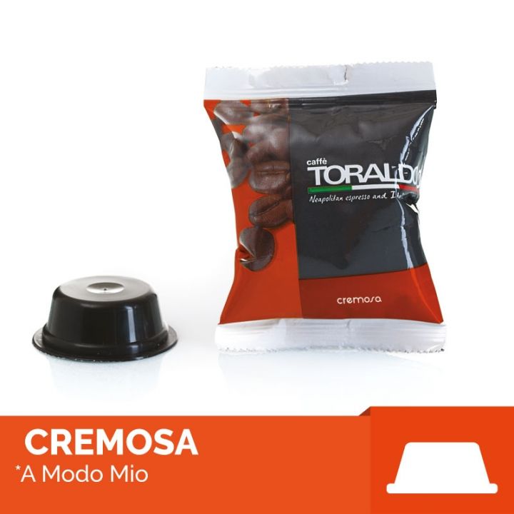 CAFFÈ TORALDO CAPSULA COMPATIBILE A MODO MIO MISCELA CREMOSA