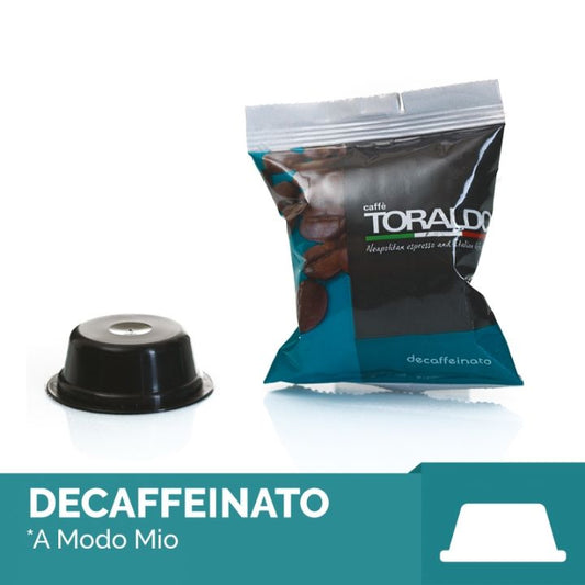 CAFFÈ  TORALDO CAPSULA COMPATIBILE A MODO MIO MISCELA DECAFFEINATA