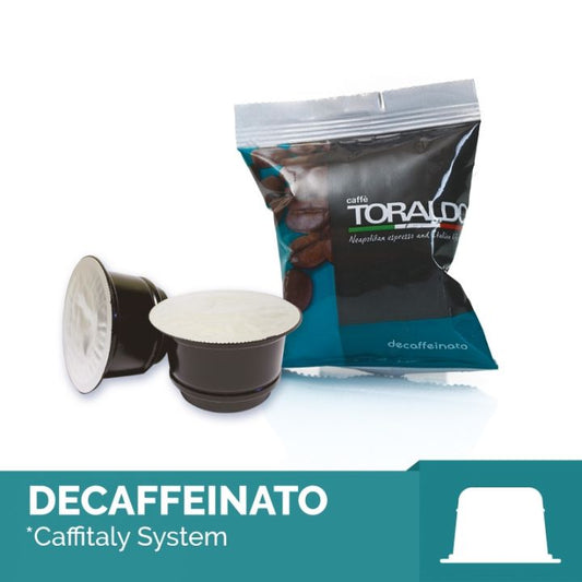 CAFFÈ  TORALDO CAPSULA COMPATIBILE CAFFITALY MISCELA DECAFFEINATA