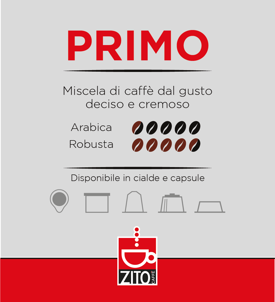 CAFFÈ ZITO CAPSULA COMPATIBILE ESPRESSO POINT MISCELA PRIMO