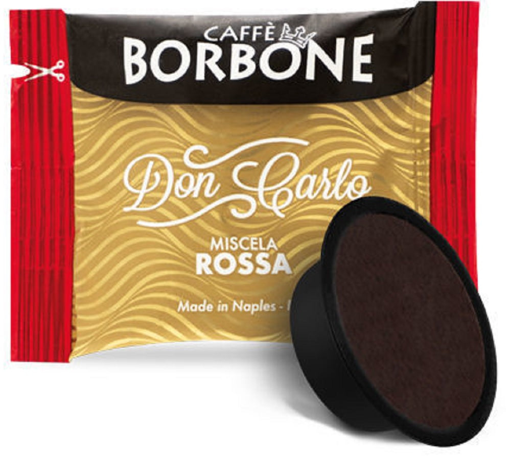 CAFFE' BORBONE DON CARLO CAPSULA COMPATIBILE A MODO MIO MISCELA ROSSO