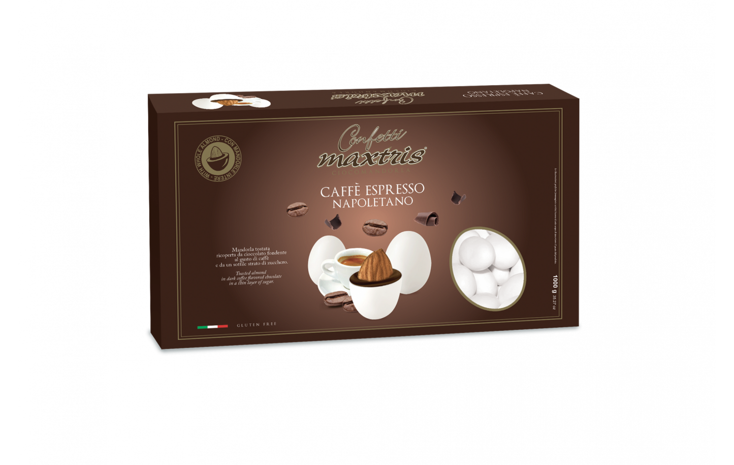 CONFETTI MAXTRIS CIOCCOMANDORLA CAFFE' ESPRESSO NAPOLETANO