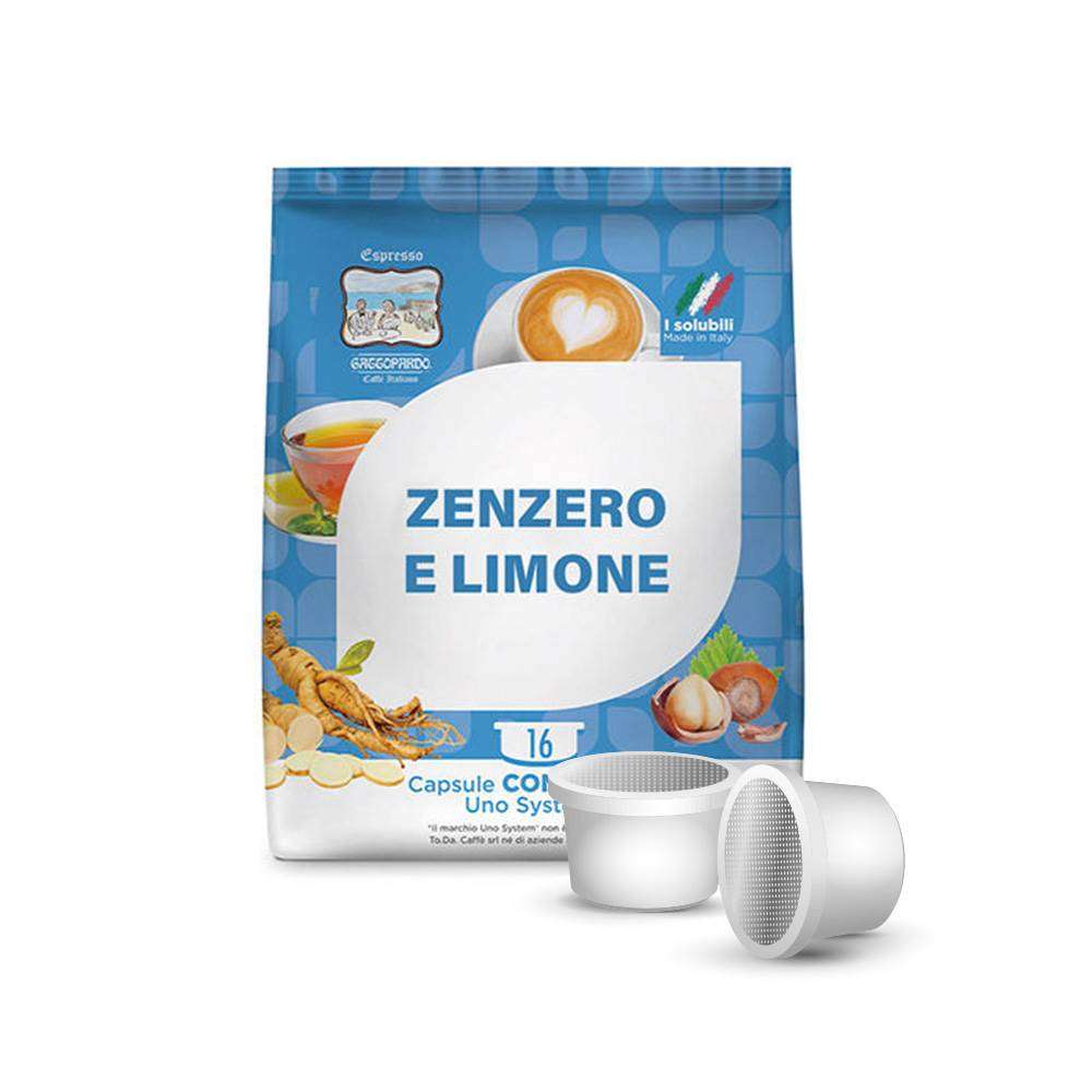 GATTOPARDO CAPSULA COMPATIBILE UNO SYSTEM ZENZERO E LIMONE