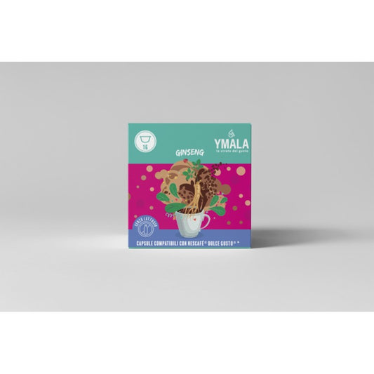 YMALA Dolce Gusto Ginseng Senza Lattosio 64 capsule