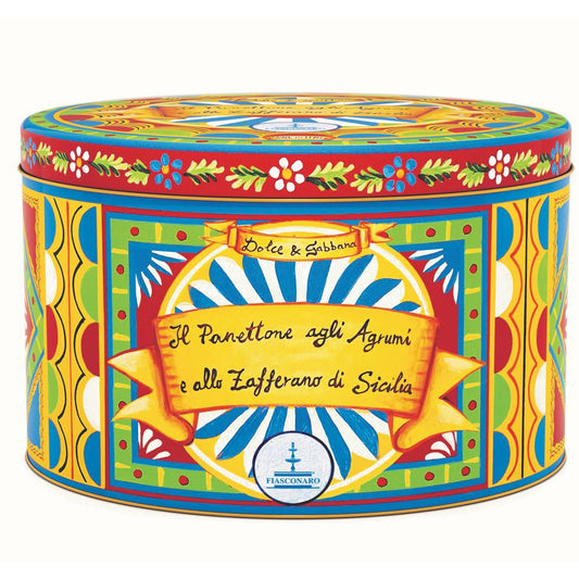 PANETTONE FIASCONARO DOLCE E GABBANA AGLI AGRUMI E ZAFFERANO 1KG