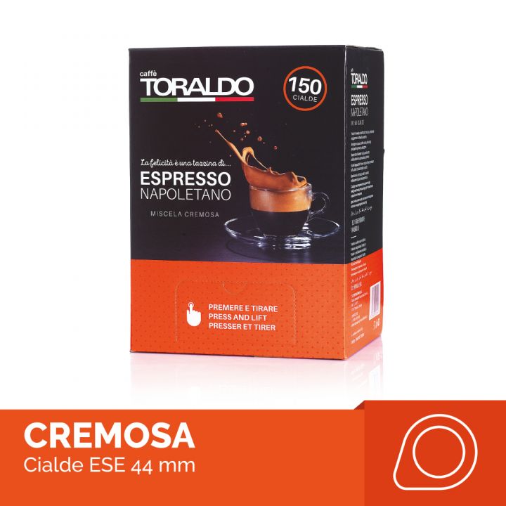 CAFFÈ TORALDO CIALDA COMPOSTABILE, MISCELA CREMOSA