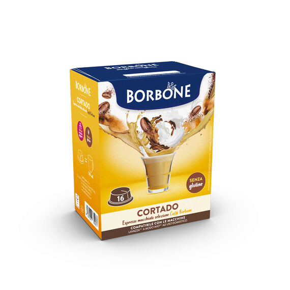 CAFFÈ BORBONE CORTADO BEVANDA AL GUSTO CAFFE' MACCHIATO COMPATIBILE A MODO MIO