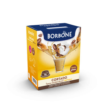 CAFFÈ BORBONE CORTADO BEVANDA AL GUSTO CAFFE' MACCHIATO COMPATIBILE A MODO MIO