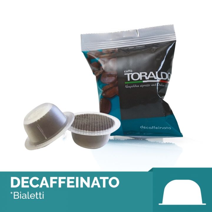 CAFFÈ  TORALDO CAPSULA COMPATIBILE BIALETTI MISCELA GOURMET 100% DECAFFEINATA