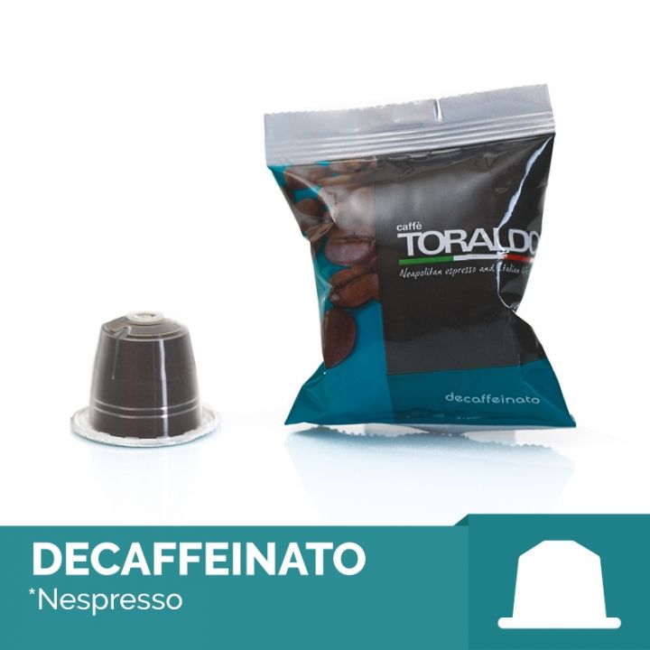 CAFFÈ  TORALDO CAPSULA COMPATIBILE NESPRESSO MISCELA DECAFFEINATA