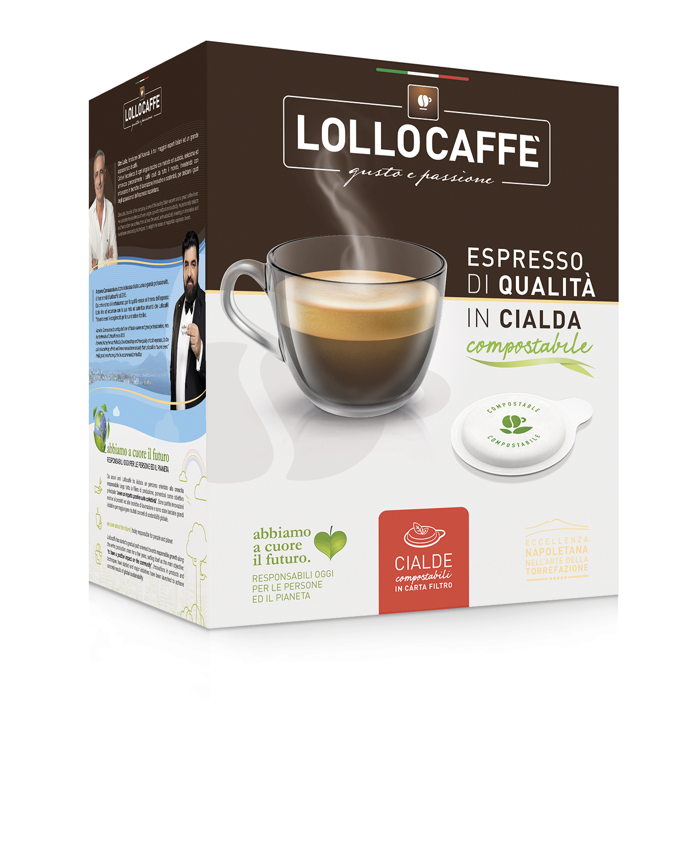 CAFFÈ  LOLLO CIALDA COMPOSTABILE, MISCELA CLASSICA
