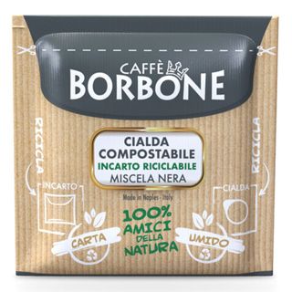 CAFFÈ BORBONE CIALDA COMPOSTABILE, MISCELA NERA