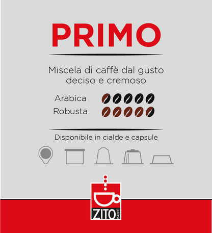 CAFFÈ  ZITO CIALDA COMPOSTABILE, MISCELA PRIMO