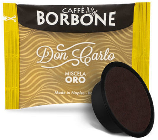 CAFFE' BORBONE DON CARLO CAPSULA COMPATIBILE A MODO MIO MISCELA ORO