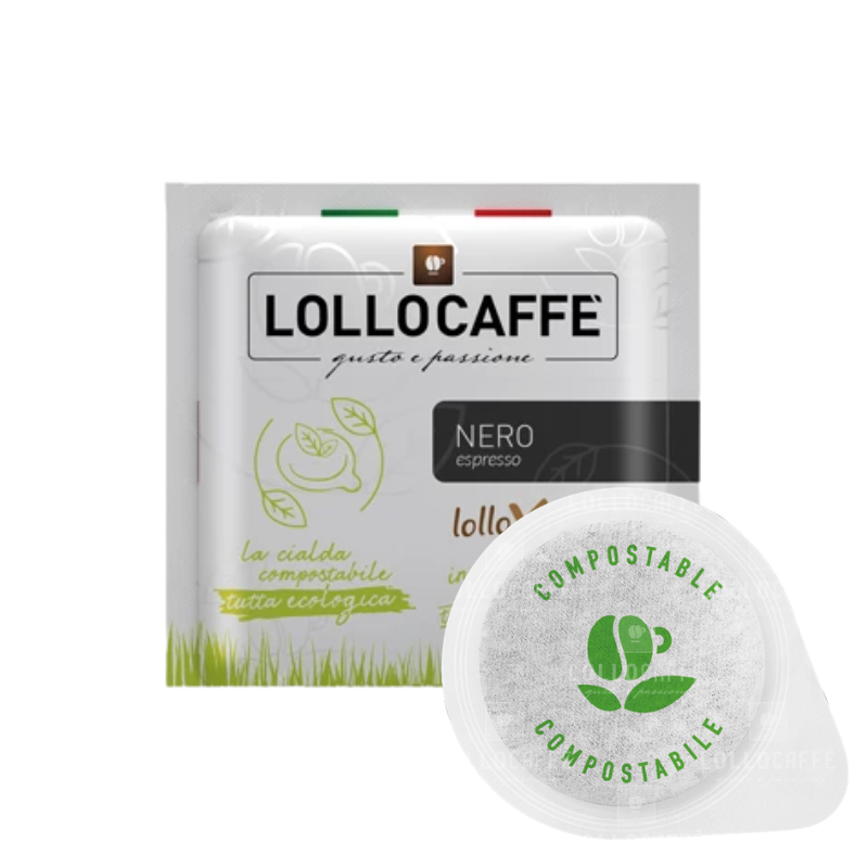 CAFFÈ  LOLLO CIALDA COMPOSTABILE, MISCELA NERA