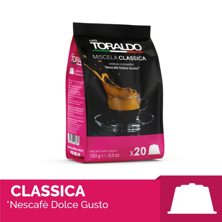 CAFFÈ  TORALDO CAPSULA COMPATIBILE DOLCE GUSTO MISCELA CLASSICA